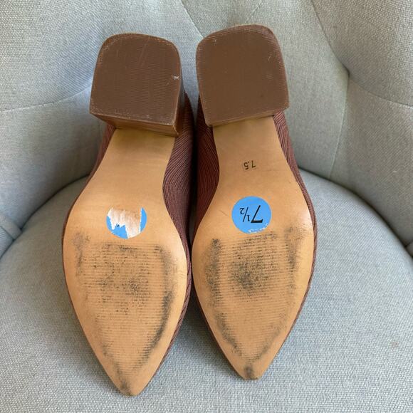 Steven New York Nichol Knit Bootie Ribbed Sock Bootie Pull-on Cognac Women's 7.5 - Picture 7 of 7